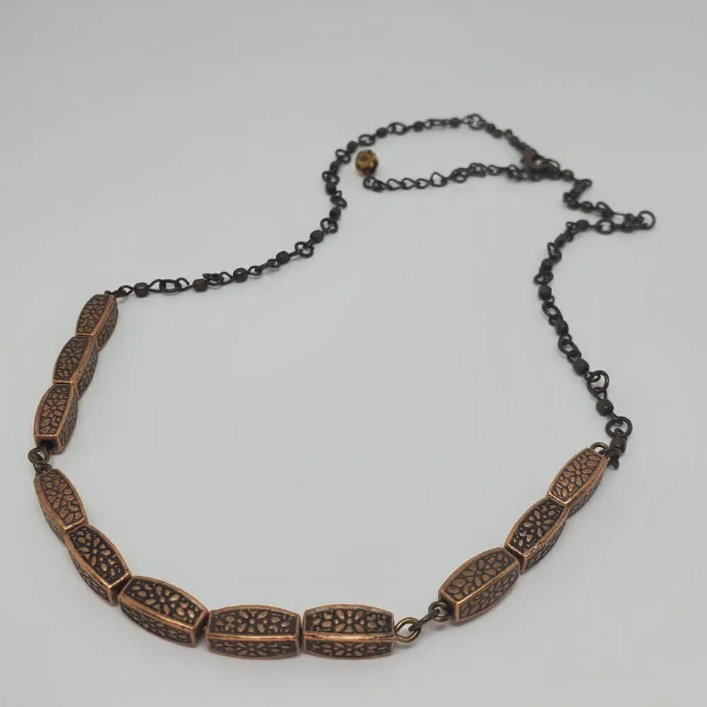 Copper color necklace (NEW) - Picture 1 of 4